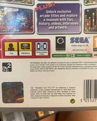 Sega Mega Drive Collection - PSP