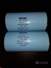 Condesatori Mallory 39000 microfarad 50vdc