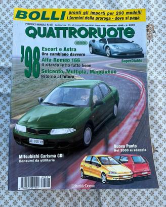 Collezione completa Quattroruote anno 1998 (12 pz)