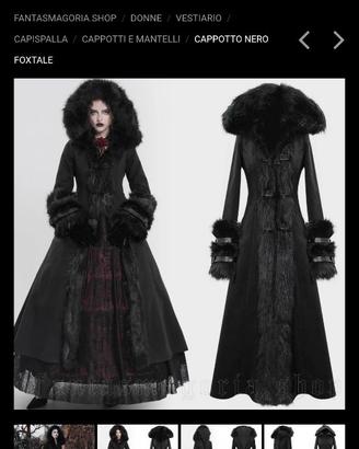 Cappotto gotico donna marca Devil Fashion