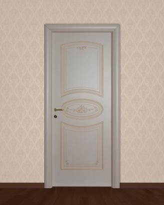 Porta con decoro dipinto