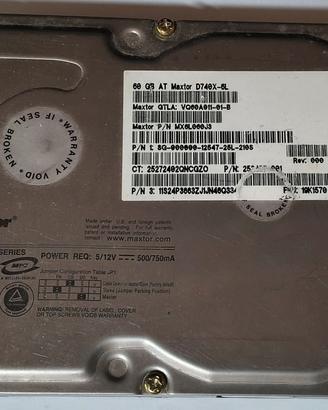 HDD IDE Maxtor D740X-6L da 60 GB
