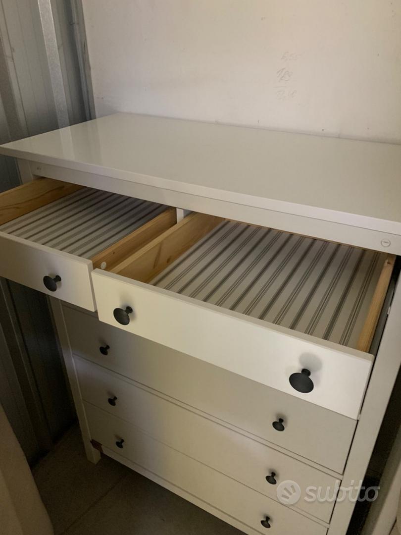 Cassettiera Hemnes Ikea (con pomelli bianchi) - Arredamento e Casalinghi In  vendita a Roma