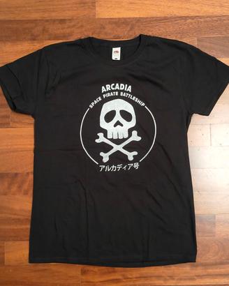 T Shirt Capitan Harlock Manga Anime nuova