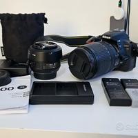 Nikon D5600 schermo reclinabile a 360° + kit