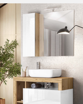 AMBURGO COMPONIBILE BAGNO A TERRA 2 CASSETTI CON P