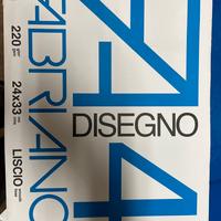 Fogli da disegno Fabriano 24x33