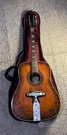 Chitarra acustica 12 corde vintage anni '70 Eko