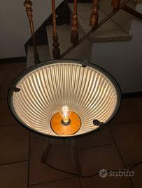 Tavolino/lampada industrial