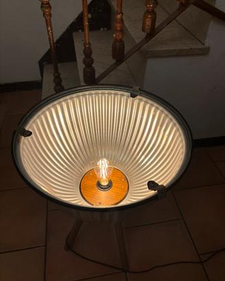 Tavolino/lampada industrial