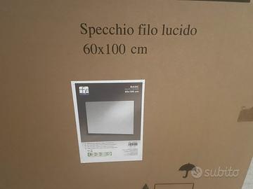 Specchio da bagno filo lucido