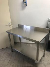 Banco cucina professionale acciaio inox