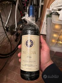 Vino sassicaia 2016