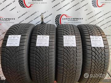 4 pneumatici 215/55 r17 bridgestone invernali 95%