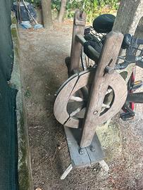 RARO Antico "Filarino" (Arcolaio/Aspo) in Legno –