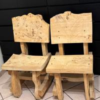 Sedie legno artigianale