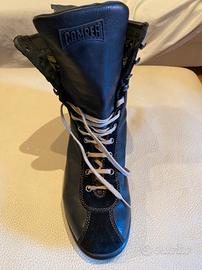 Camper stivaletti in morbidissima pelle nera