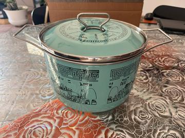 Pentola smaltata vintage Siltal