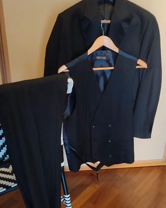 Abito cerimonia blazer gilet uomo 54 e