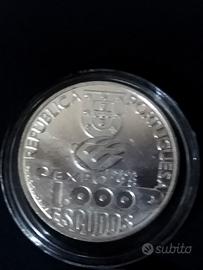 1000 escudos portoghese argento 1999