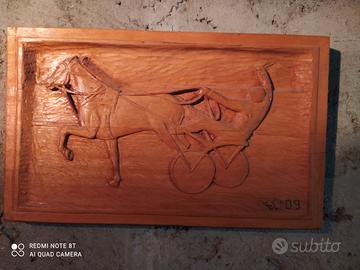 Quadro intaglio. Legno