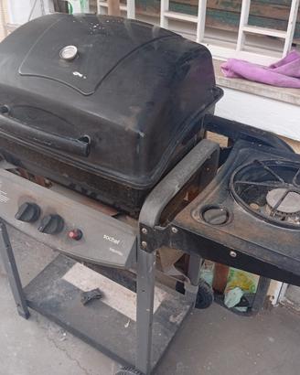 barbecue a gas
