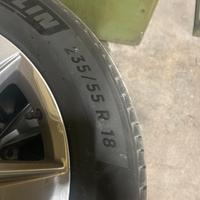 4 gomme michelin 235/55/18 100v