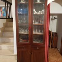 Credenza - cristalliera in legno arte povera