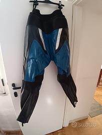 pantaloni in pelle moto Suomy tg XL 