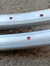 cerchi alluminio  26 3/8  NOS bici epoca 