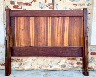 Testate letto in massello di noce