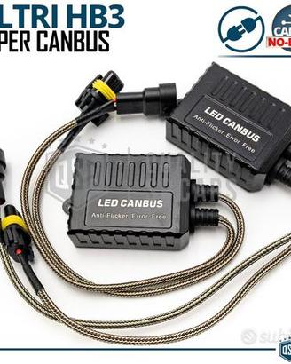 Filtri RESISTENZE CANbus HB3 Kit Led SPEGNI SPIA