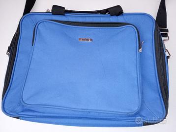 Borsa in tessuto blu per Notebook