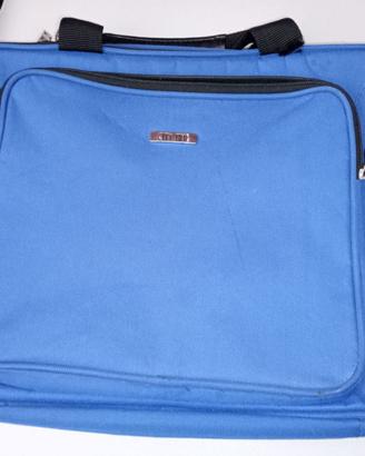 Borsa in tessuto blu per Notebook