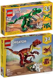 Blocco Lego Creator 3in1 set 31058 e 31379 Nuovi