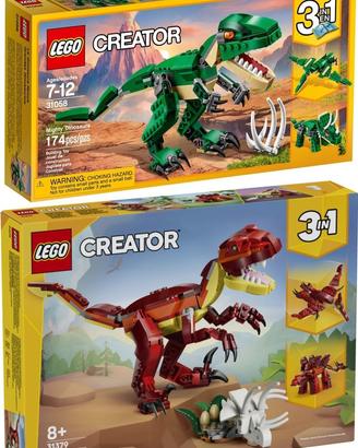 Blocco Lego Creator 3in1 set 31058 e 31379 Nuovi