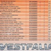 GANCIO DI TRAINO WESTFALIA