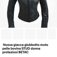 Giacca moto donna taglia 44