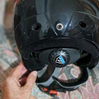 Casco sci 55 cm e pantaloni sci 10/12 anni