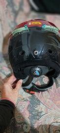 Casco sci 55 cm e pantaloni sci 10/12 anni