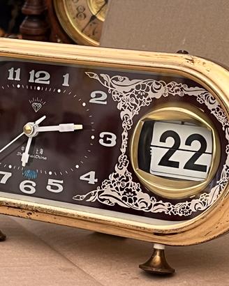 Sveglia diamond stile liberty con flip date 90’s