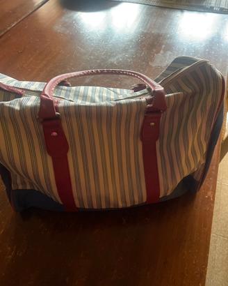 Borsa bauletto tessuto