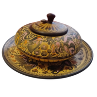 Ciotola con coperchio decorata stile corinzio