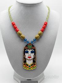 Collana "Cleopatra" in Stile Boho Etnico ceramica