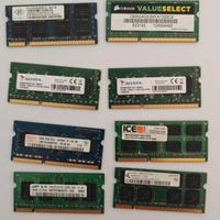 Lotto RAM sodimm DDR3 / DDR2 – varie
