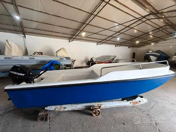 Barca + Motore Mercuri 15 cv