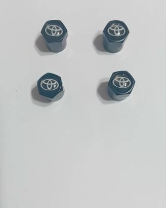 4 tappi coprivalvole gomme cerchi toyota 