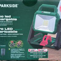 Nuovo!Lampada faro LED batteria Parkside GARANZIA