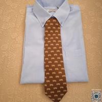 cravatta GUCCI marrone fantasia🎁