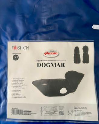 Cappottino impermeabile cane taglia 60 cm